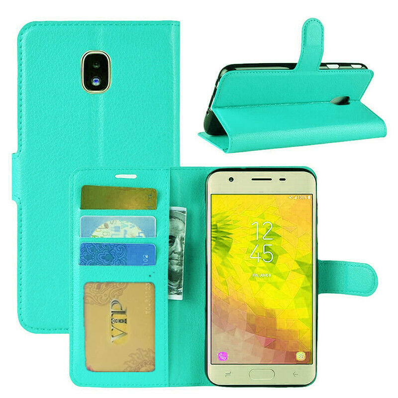 Leather Folio Wallet Case for Samsung Galaxy J3 2018 Leather Folio Wallet Case for Samsung Galaxy J3 2018